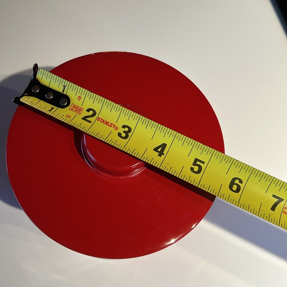 Red Tin “Sweets” Storage Container. - Picture 3 of 3